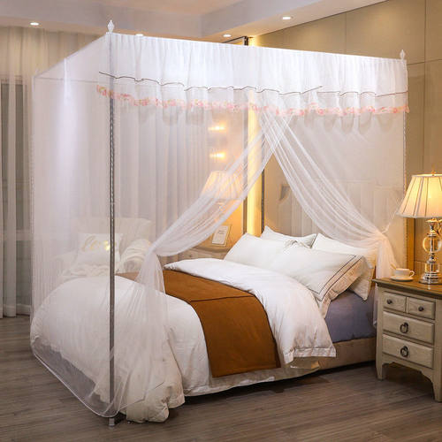 2024新款蚊帐单门落地老式帐纱