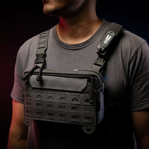 TC【PSIGEAR】MPCS  PR-1机动胸包Molle挂板 PM12294 灰标