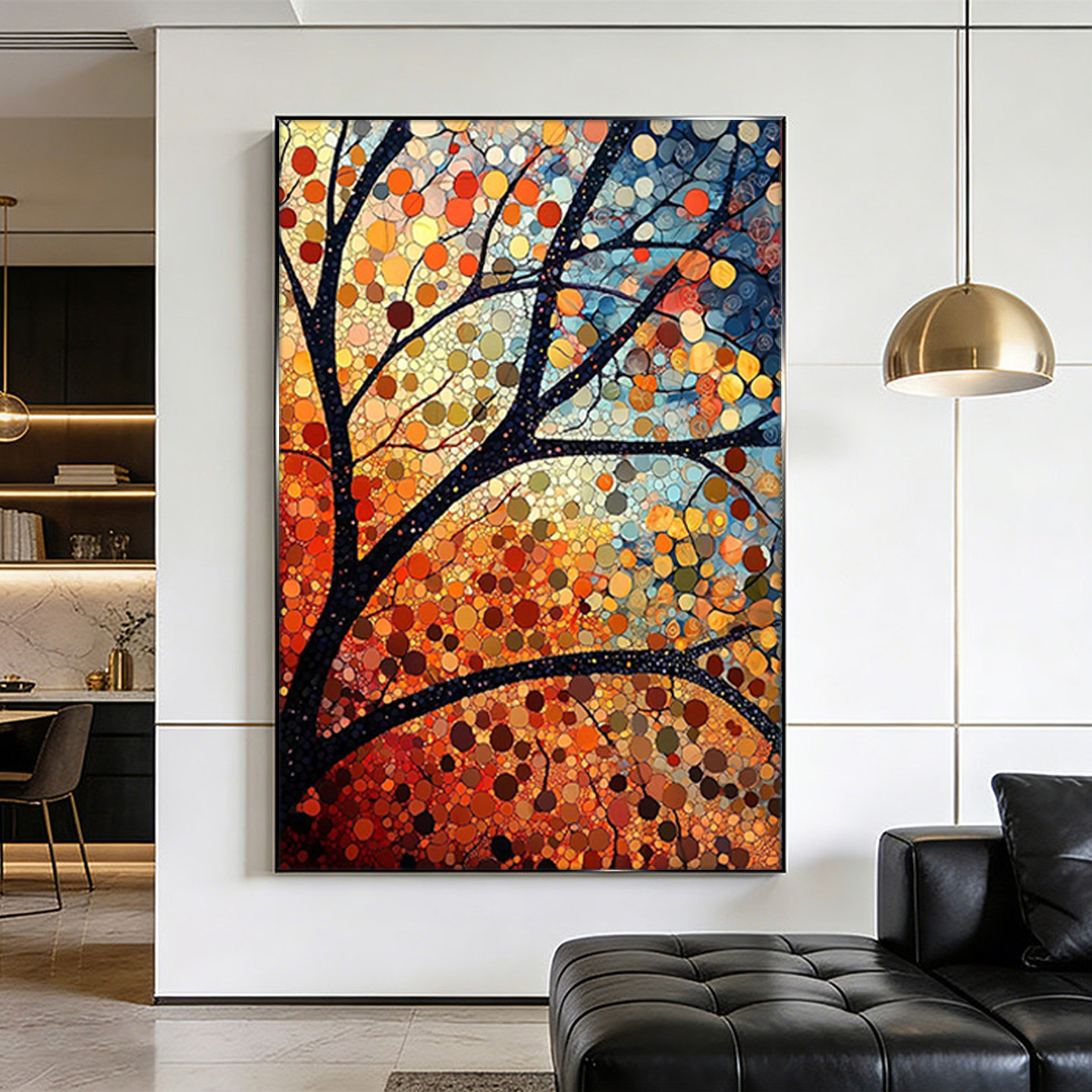 高级感轻奢抽象客厅沙发背景墙装饰画2026新款玄关小众艺术挂画