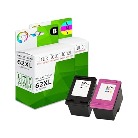 TCT Compatible 62XL 62XLBK 62XLCL High Yield Ink Cartridg