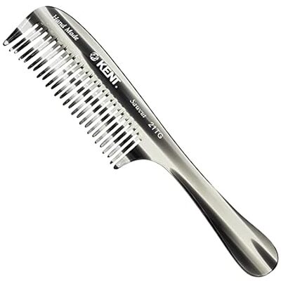 Kent 21T 8 Inch Large Hair Detangling Comb， Wide Teeth fo