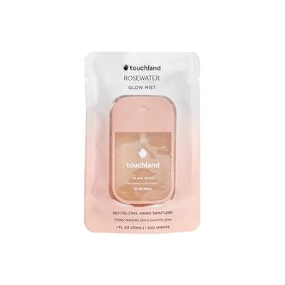 Touchland Glow Mist Revitalizing Hand Sanitizer Spray， Ro