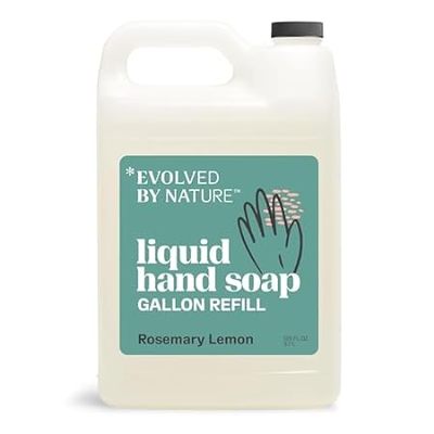 Evolved By Nature Liquid Hand Soap Refill， 128 Oz， Rosema