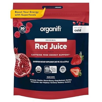 Organifi Red Juice - Energy Powder Reduces Afternoon Cras