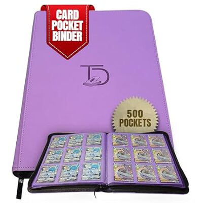 TopDeck 500 Card Binder Pro， Purple， Leather， Nostalgic E