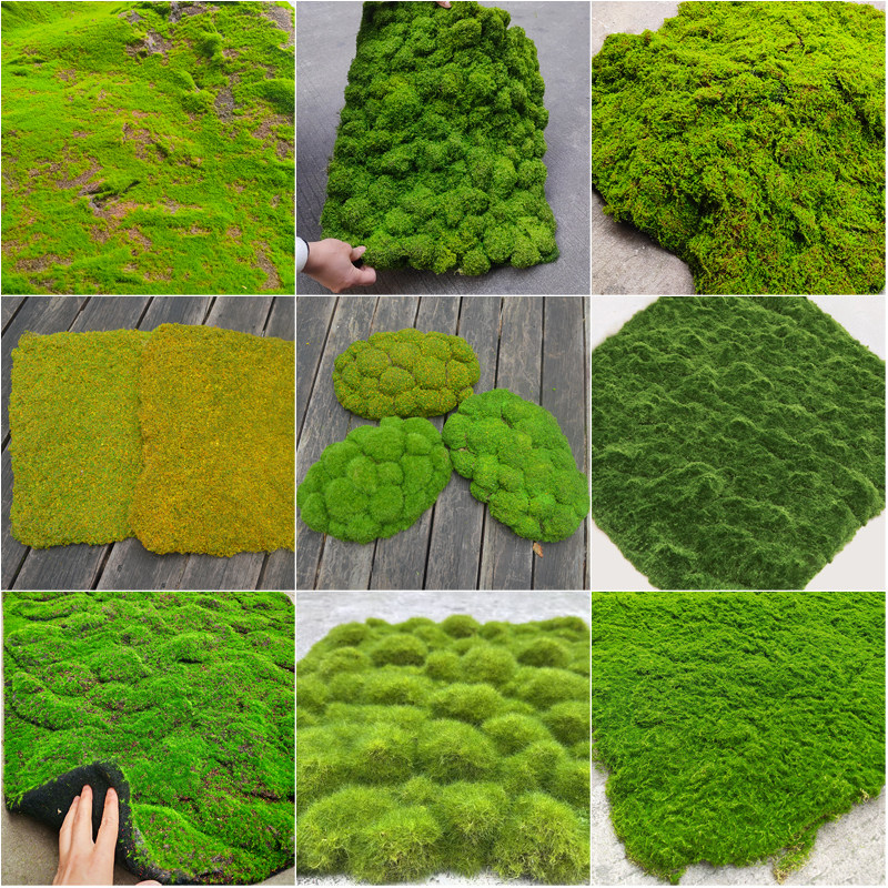 仿真苔藓青苔地毯造景垫子人造草皮婚庆草坪塑料人工草地装饰四季
