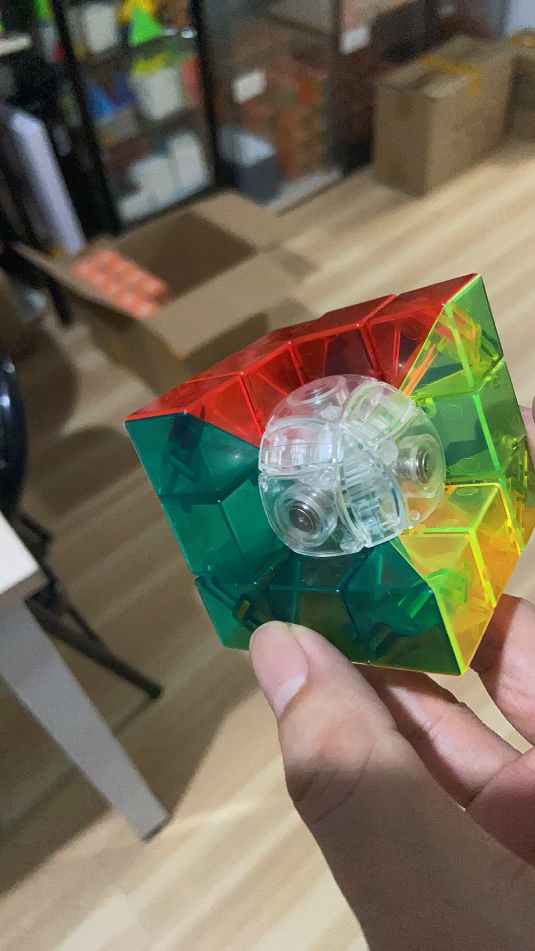 收藏魔方。三维几何魔方，绝版魔方，