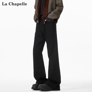 微喇cleanfit长裤 拉夏贝尔美式 新款 男2025春夏季 百搭潮 阔腿牛仔裤