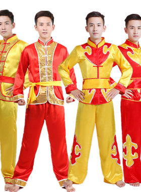 新款打鼓服秧歌服装舞服赛龙舟