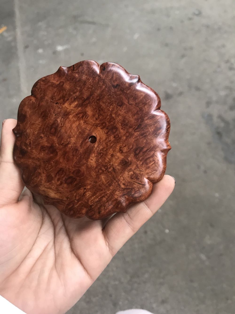 绣眼笼 樱木顶板红木大师 黄峰本工 菱形樱木满纹高级绣眼笼顶板