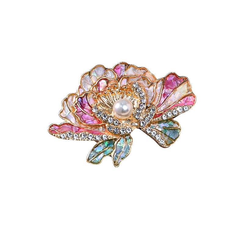 新年手工螺钿胸针diy材料包创意花钿饰品团建沙龙活动暖场礼物