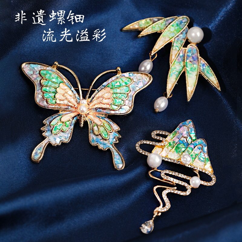 合金发簪古风发簪DIY饰品配件点翠螺钿diy胸针发夹材料包非遗手工,饰品/流行首饰/时尚饰品新,其他DIY饰品配件,淘宝优惠券,粉丝福利购,淘宝优惠卷