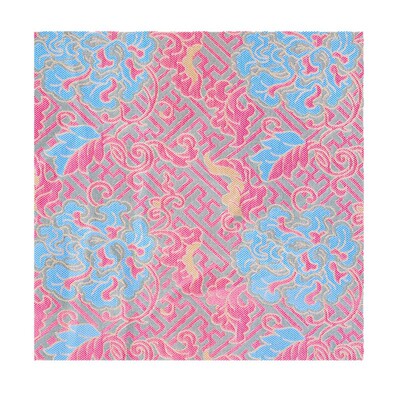 仿宋锦发夹底胚发绳素胚