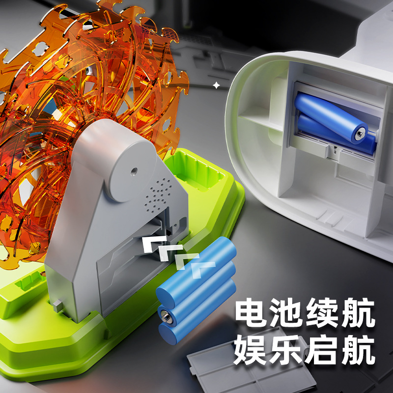 儿童太空兔爬上楼梯益智