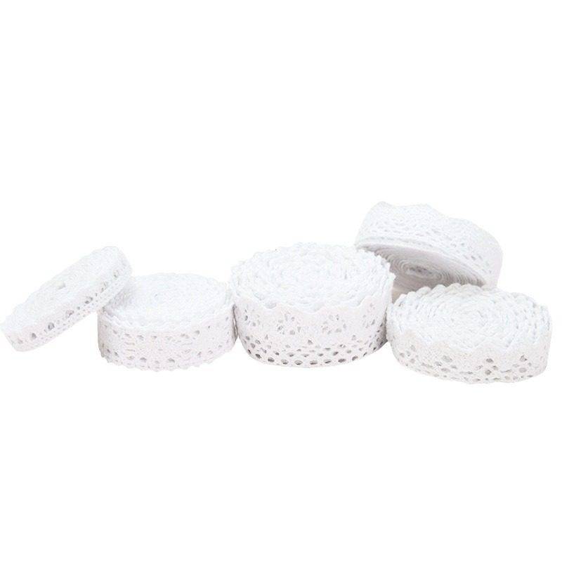 小花朵花边辅料衣服装饰蕾丝布料儿童手工diy白色流苏花边材料包