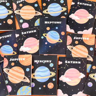 可爱星球系列64k小本子学生卡通迷你笔记本文具本子软面抄便签本