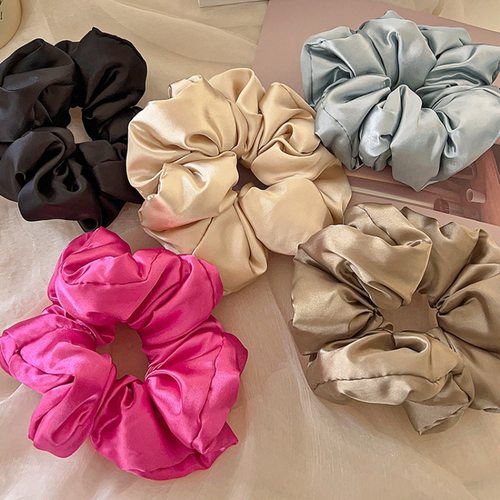 纯色枕头睡眠发圈软糯莫