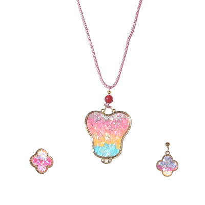 元旦新年手工螺钿diy项链