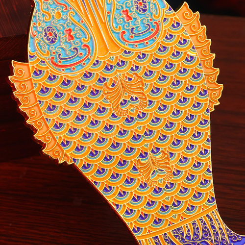 国宝掐丝珐琅鱼瓶AR冰箱