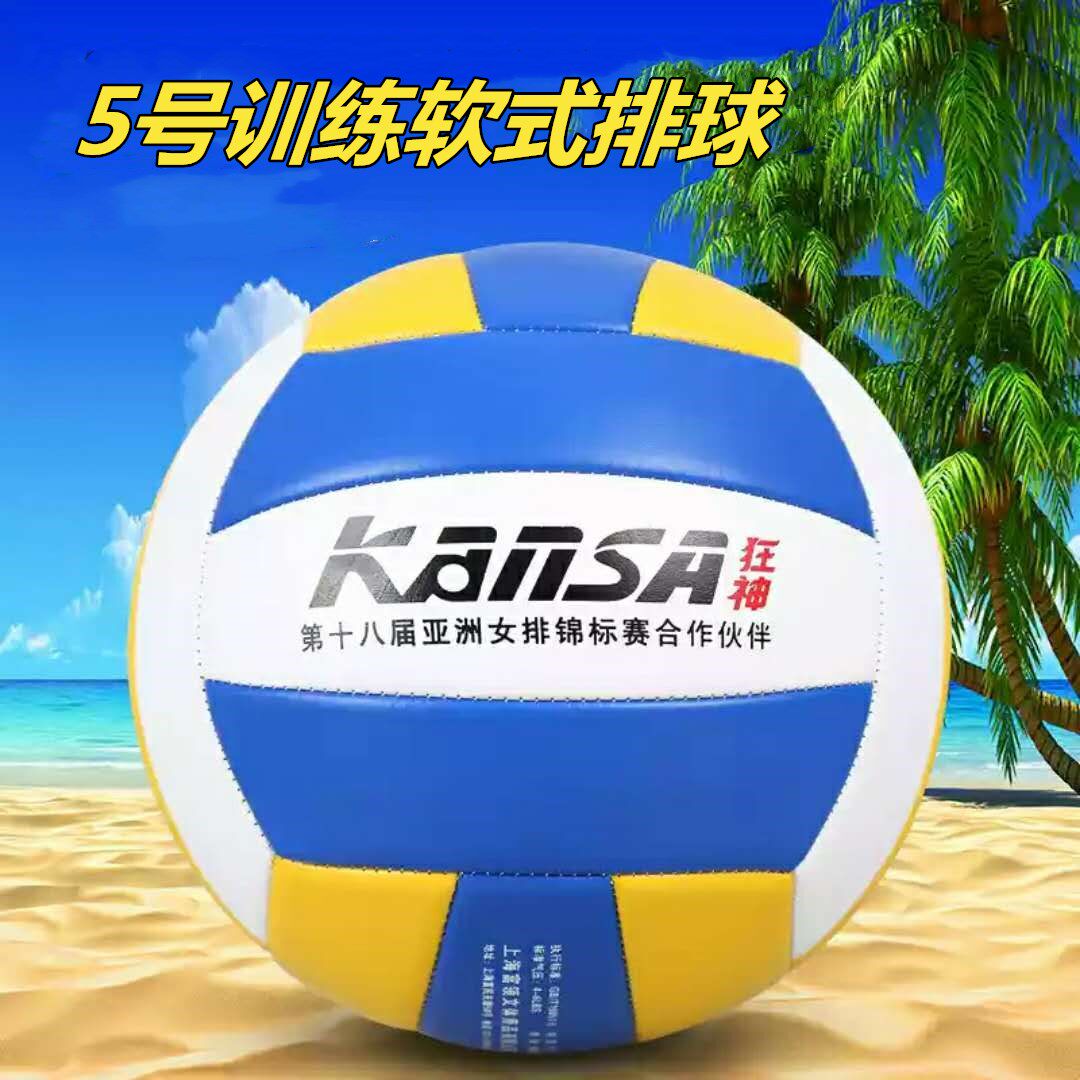 狂神成人5号排球中考学生专用学生比赛初学者训练初中软式硬排球