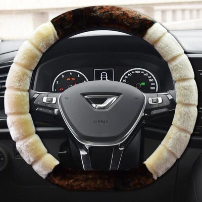 捷达VS5/VS7/VA3专用汽车方向盘套加厚保暖毛绒车把套冬季加厚