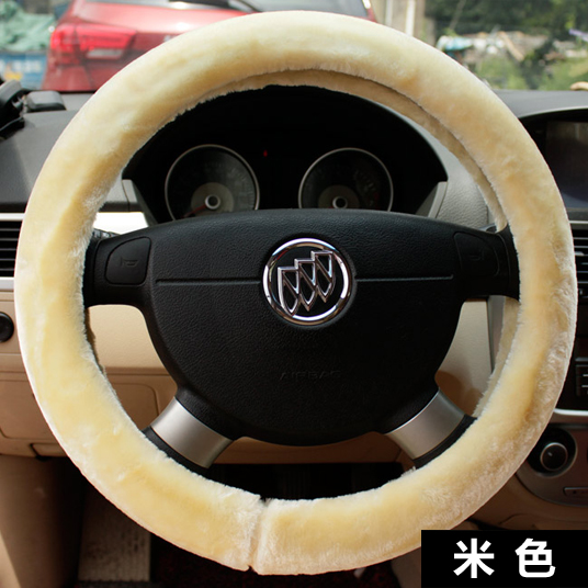 汽车毛绒方向盘套把套 起亚K2 K3 K5 K9 智跑冬季
