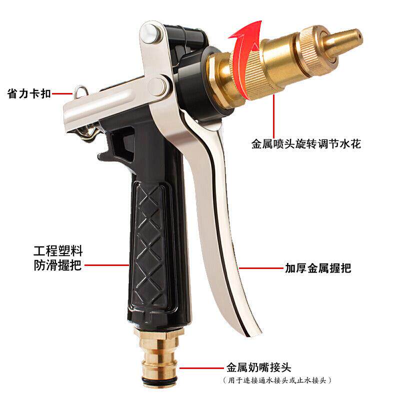 高压洗车喷水枪家用强力抢自来水喷头神器专用多功能枪头冼