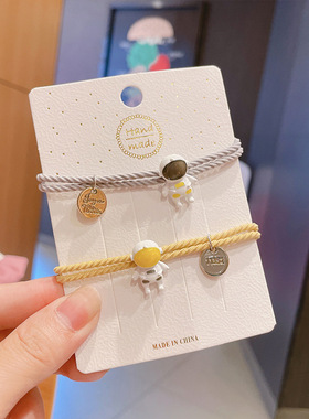 太空人情侣手链相吸女ins小众