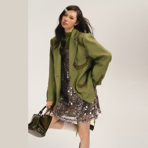 SASSYMOODY原创复古大廓形西装