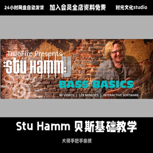 Truefire Stu Hamm 贝斯基础教视频教学贝斯入门进阶视频教学