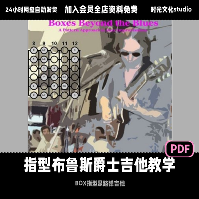 跳出五声音阶框框BOX指型布鲁斯爵士教程教英文教程含音频