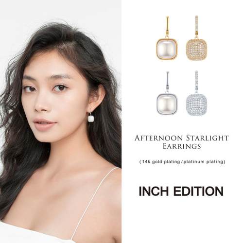 INCHEDITION珍珠两用耳环