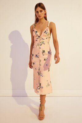 秋季吊带性感显瘦开叉长款连衣裙