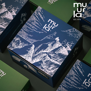 moomin姆明搪瓷杯马克杯碗盘礼盒组合套装 芬兰muurla 送礼礼品
