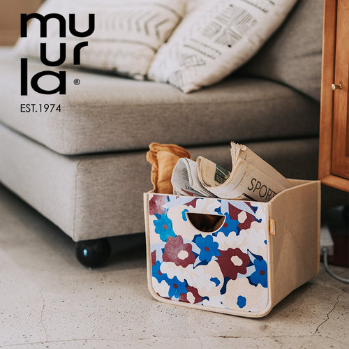 芬兰muurla环保毛毡包外罩收纳篮