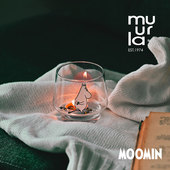 芬兰muurla姆明玻璃烛台moomin北欧卡通浪漫蜡烛圣诞新年装 饰摆件