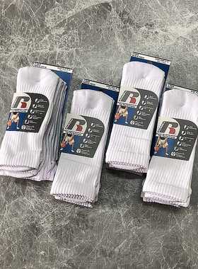 SOCK DAD美潮夏季薄款中筒白色毛巾底透气长袜