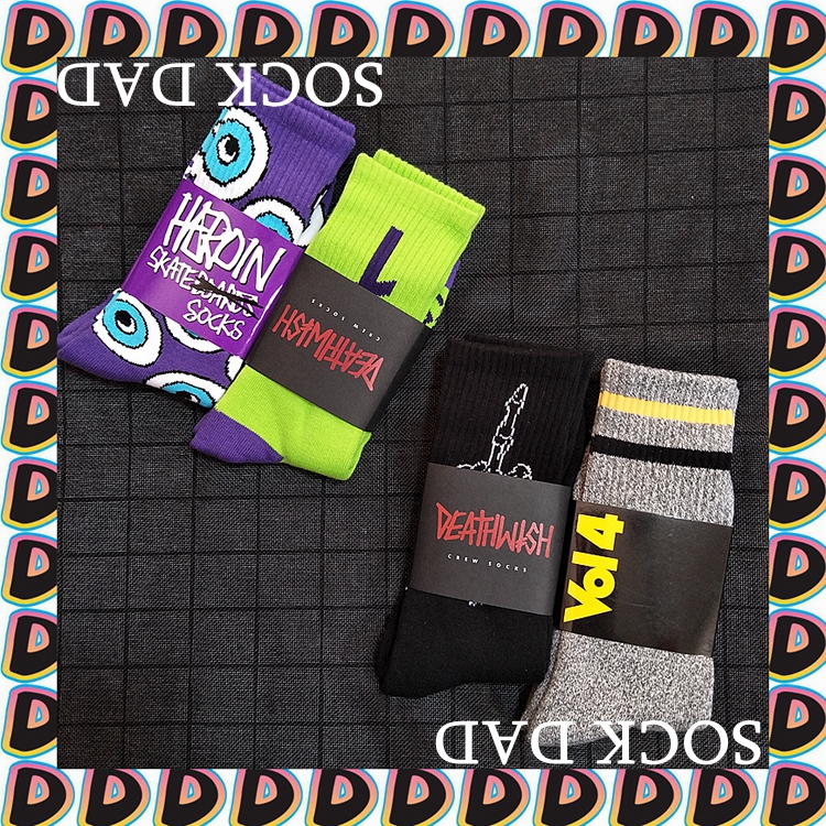 SOCK DAD 滑板袜 运动袜 刷街 运动袜 欧美街头 毛巾袜 潮袜