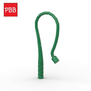 小积木颗粒鞭子皮鞭长鞭牛仔鞭MOC驯兽鞭人仔手持用品88704零件