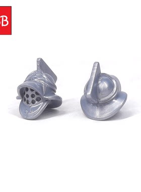 小积木颗粒角斗士头盔95676零件MOC人仔用品中世纪冷兵器装备配件