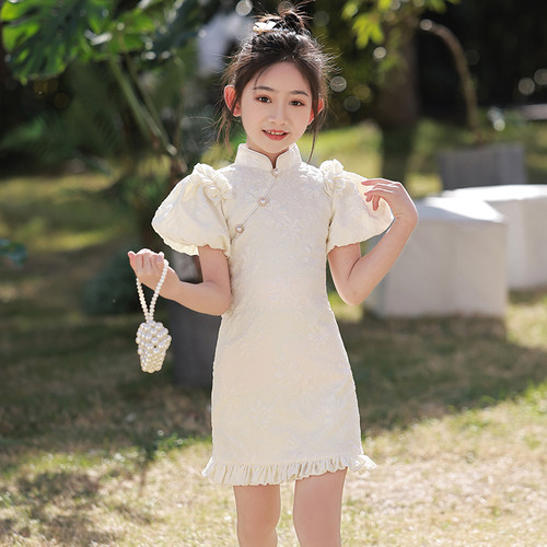 女童旗袍中国风礼服儿童