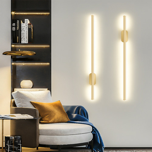 中山客厅卧室铝材极简潮流壁灯
