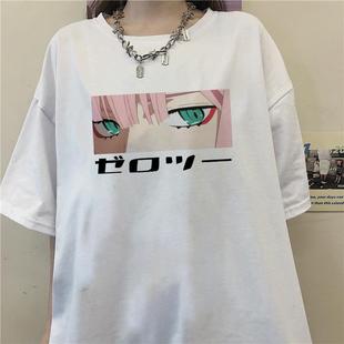 darling国家队02亲爱的弗兰克斯动漫二次元印花男女学生T恤短袖夏