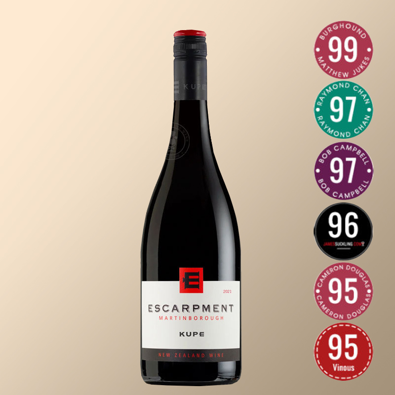 新西兰屹诺山库佩干红葡萄酒