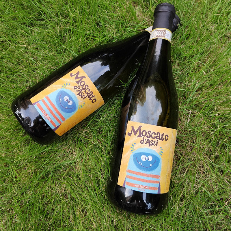 小怪兽Asti！意大利进口莫斯卡托阿斯蒂Moscato d'Asti甜白起泡酒