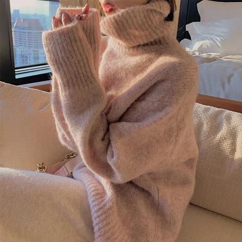 高领毛衣外穿秋冬宽松202