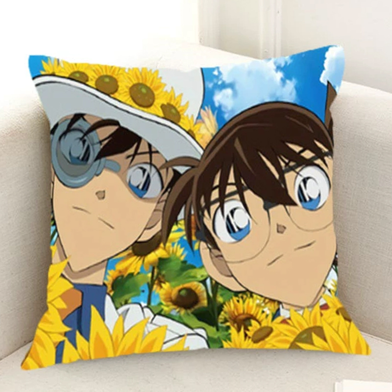 名侦探柯南手工线绣抱枕套2025新款精准印花十字绣自绣diy材料包