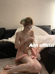 Annofficial安佳玉子甜心花苞裙