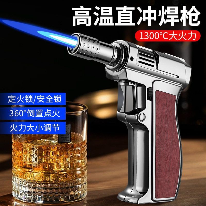 PN801手握式充气直冲焊枪可定锁火360°倒置点火多用途高温点火枪