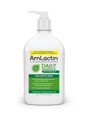 现货秒发 Amlactin果酸身体乳美白润肤露去鸡皮角质光滑淡化400g